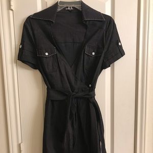 bebe wrap dress